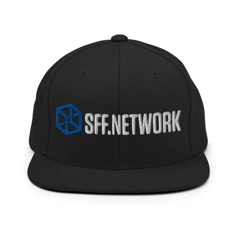 SFF Network Text Logo hat - Blue